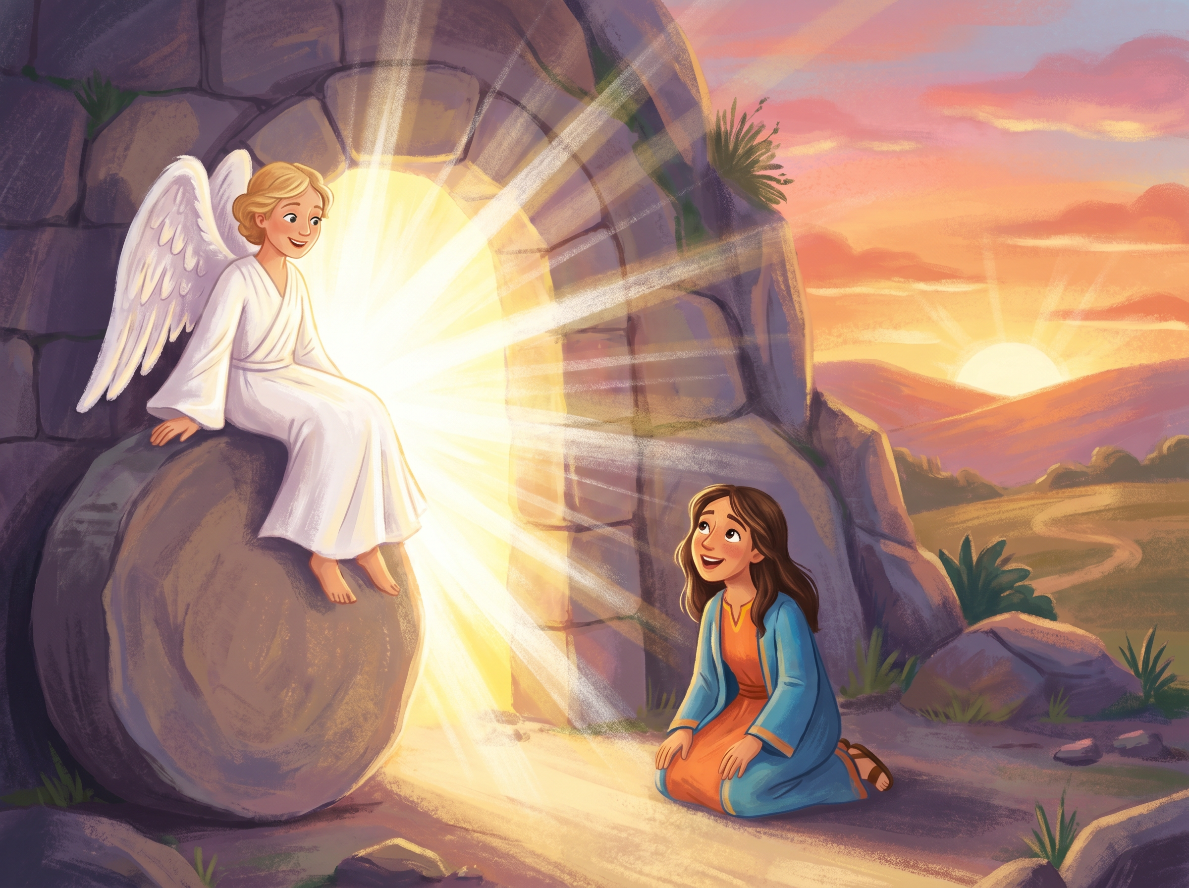 Illustration: Jesus Rises from the Dead